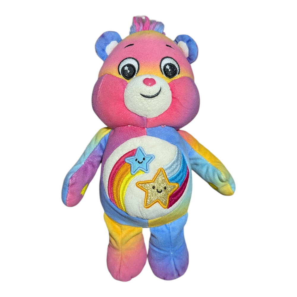Care Bears Dare To Care Bear Glitter Belly 9" Collectible Plushie Stuffed Animal
